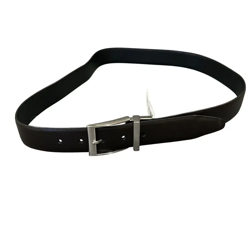 NWT English Laundry Men's Black Nordstrom Adjustable Dress Belt Size 38
